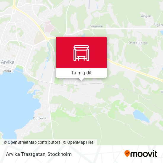 Arvika Trastgatan karta