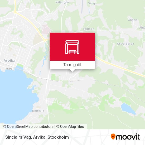 Sinclairs Väg, Arvika karta