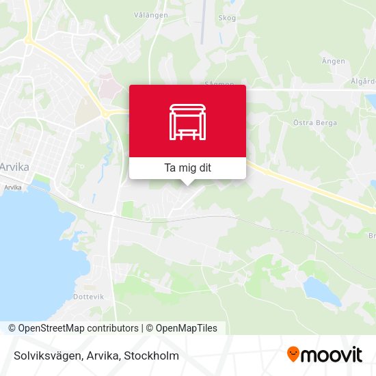 Solviksvägen, Arvika karta