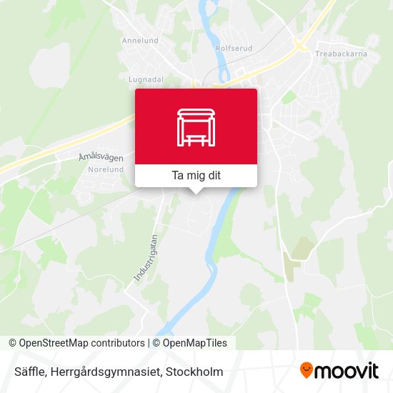 Säffle, Herrgårdsgymnasiet karta