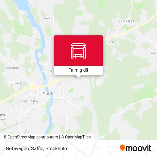 Götavägen, Säffle karta