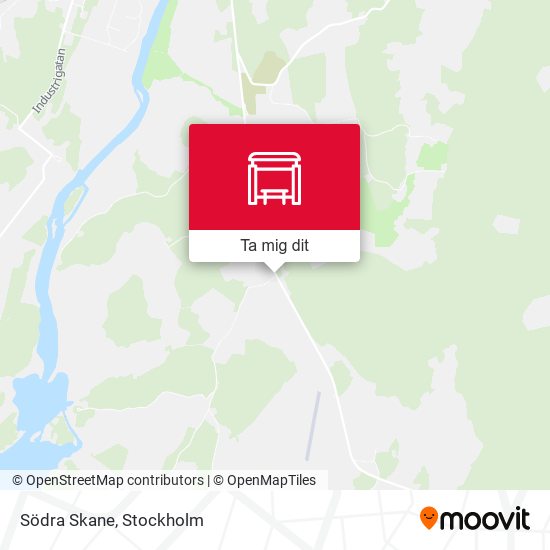 Södra Skane karta