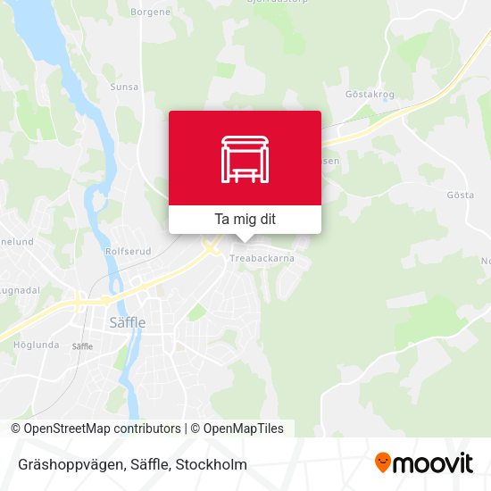Gräshoppvägen, Säffle karta