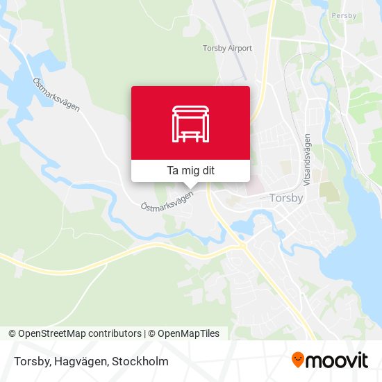 Torsby, Hagvägen karta