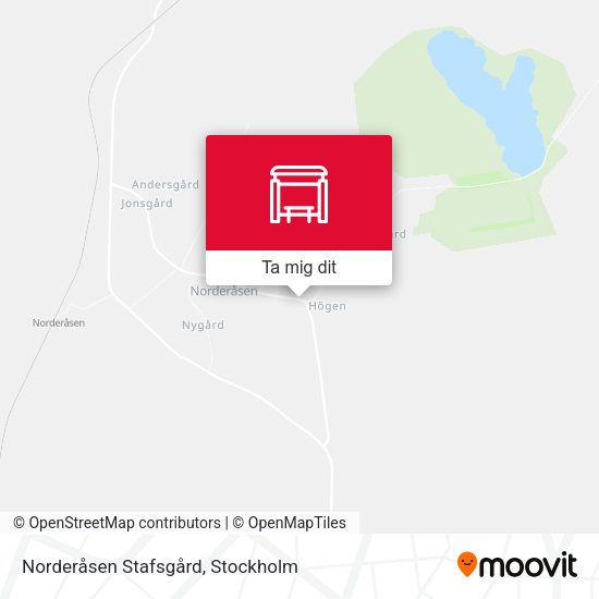 Norderåsen Stafsgård karta