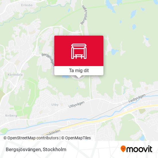 Bergsjösvängen karta