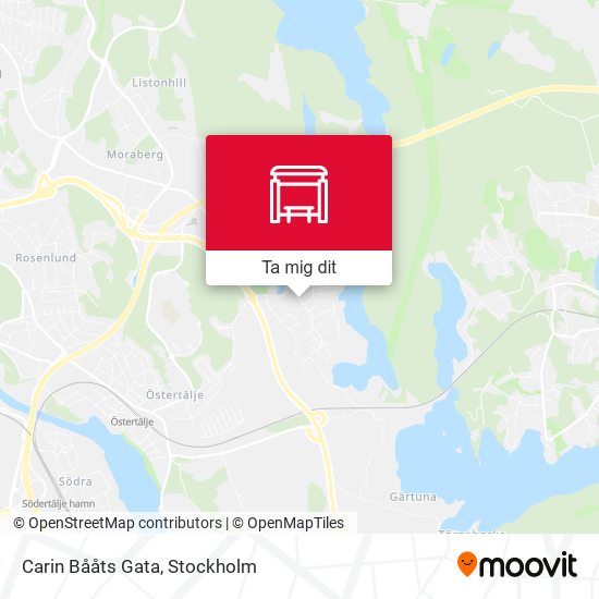 Carin Bååts Gata karta