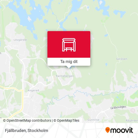 Fjällbruden karta