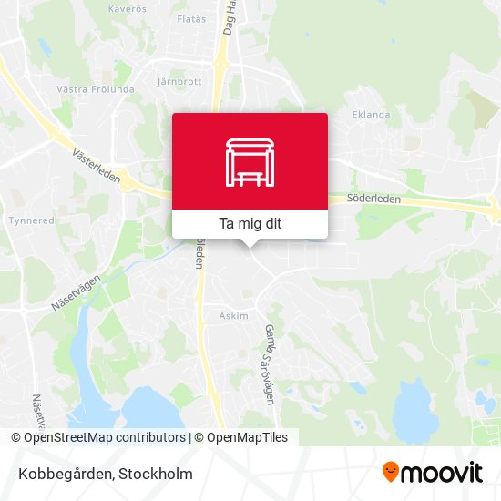 Kobbegården karta