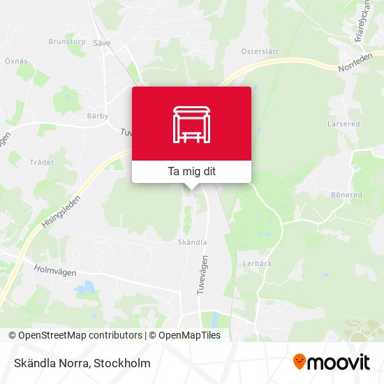 Skändla Norra karta