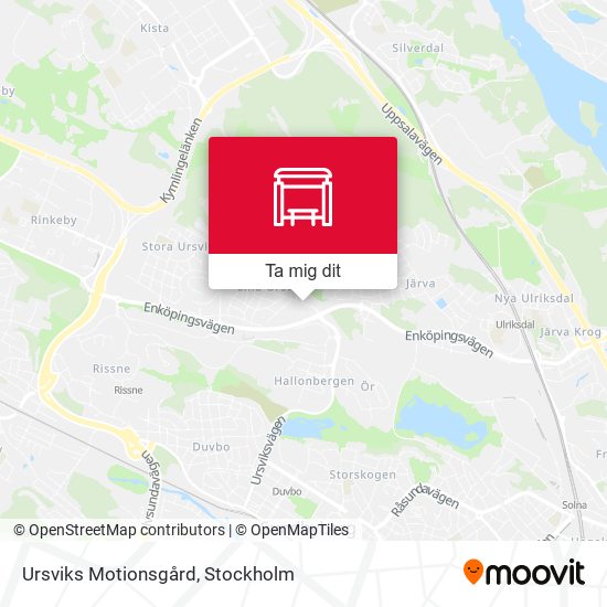 Ursviks Motionsgård karta