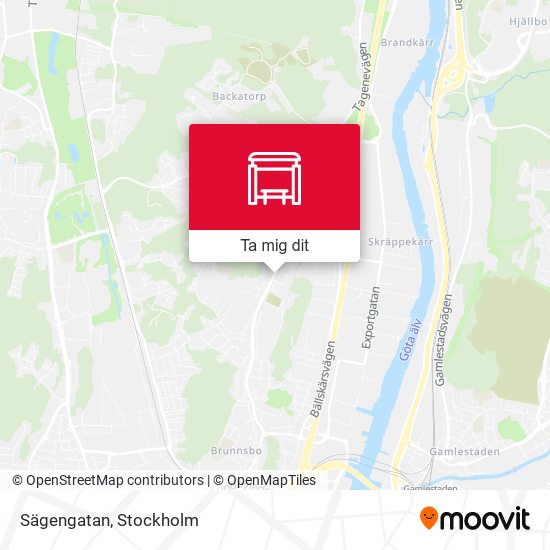 Sägengatan karta