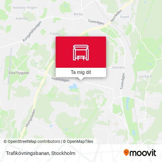 Trafikövningsbanan karta