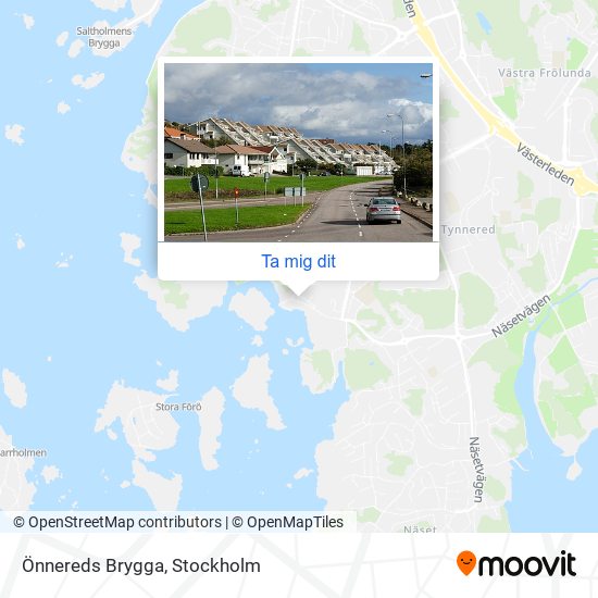 Önnereds Brygga karta