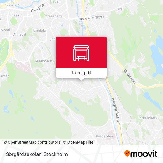 Sörgårdsskolan karta