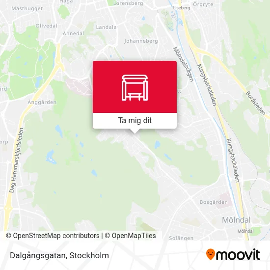 Dalgångsgatan karta