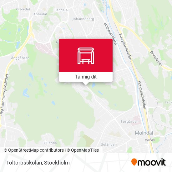 Toltorpsskolan karta