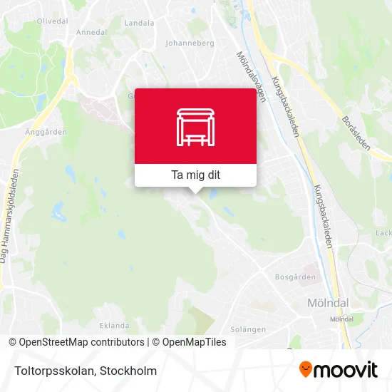 Toltorpsskolan karta