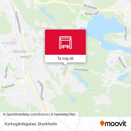 Kyrkogårdsgatan karta