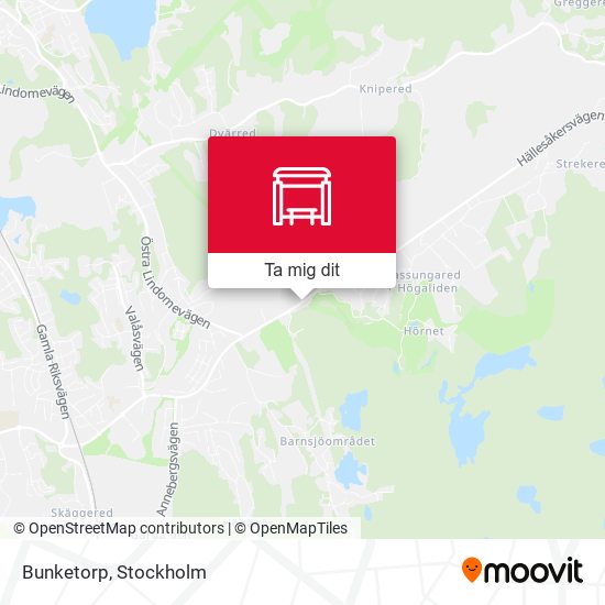 Bunketorp karta