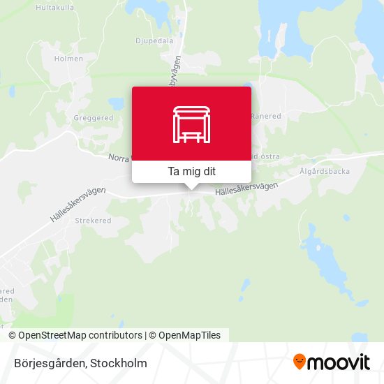 Börjesgården karta