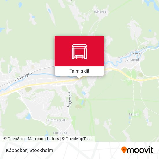 Kåbäcken karta