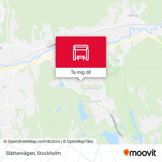 Slättenvägen karta