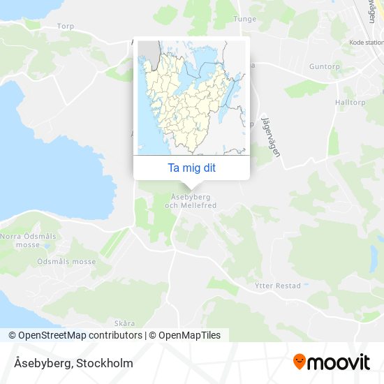 Åsebyberg karta