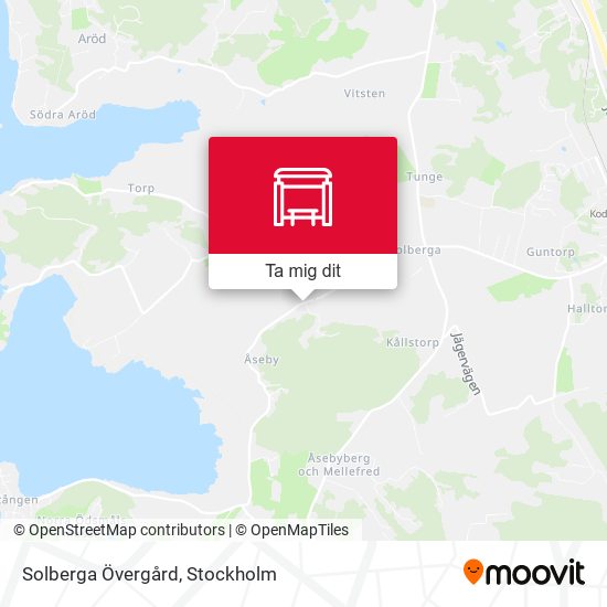 Solberga Övergård karta