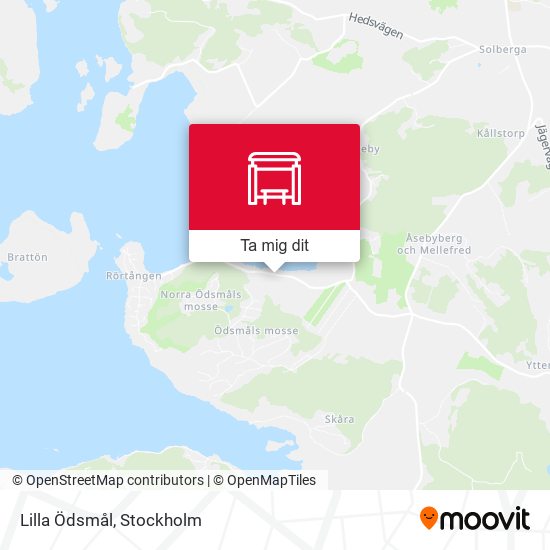 Lilla Ödsmål karta