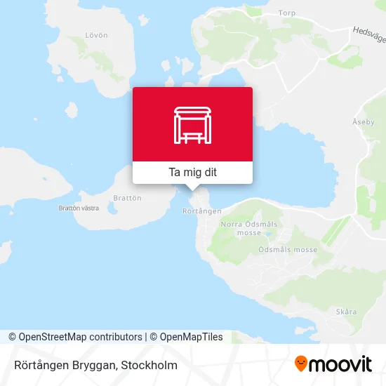 Rörtången Bryggan karta