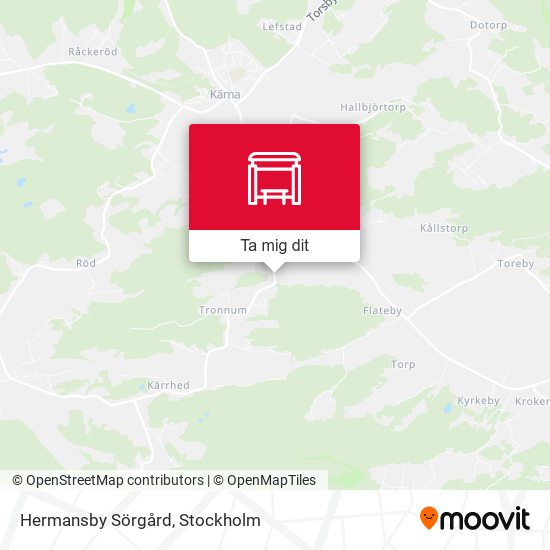 Hermansby Sörgård karta