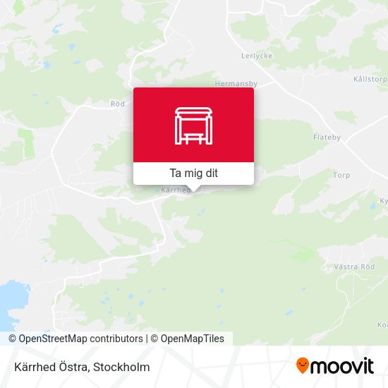 Kärrhed Östra karta