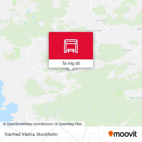 Kärrhed Västra karta