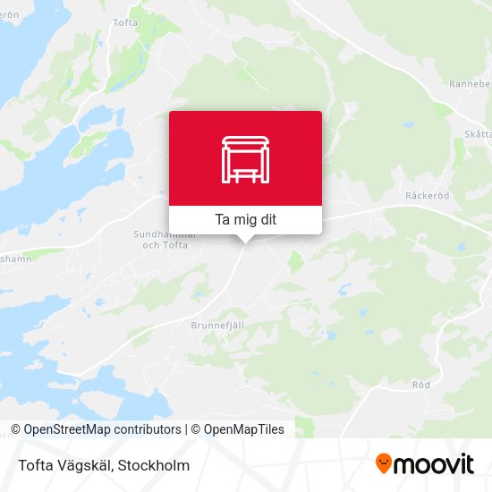 Tofta Vägskäl karta