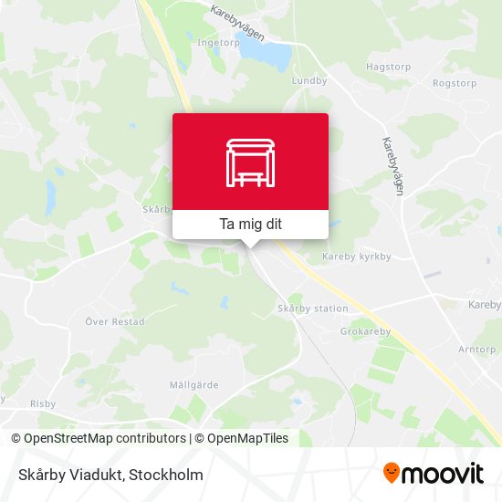 Skårby Viadukt karta