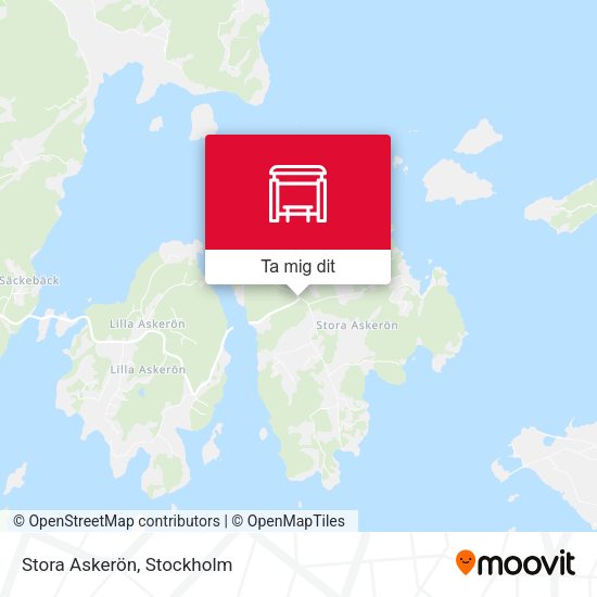 Stora Askerön karta