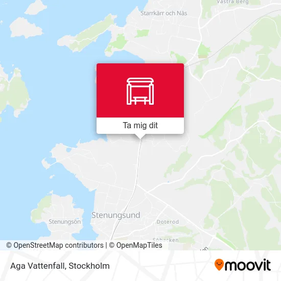 Aga Vattenfall karta