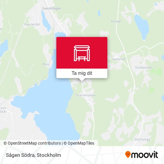 Sågen Södra karta