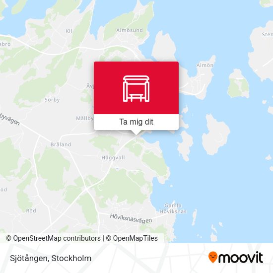Sjötången karta