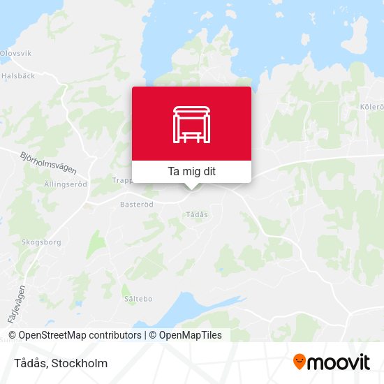 Tådås karta