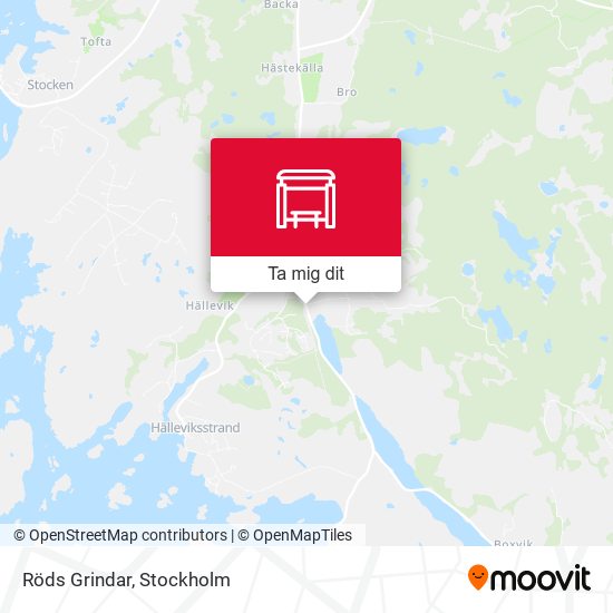 Röds Grindar karta