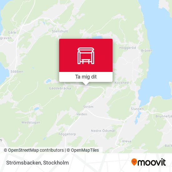 Strömsbacken karta