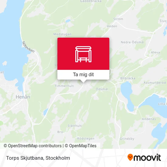 Torps Skjutbana karta