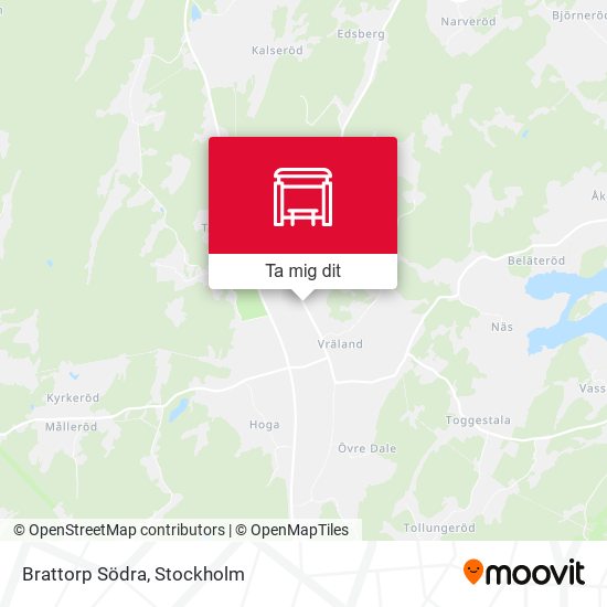 Brattorp Södra karta
