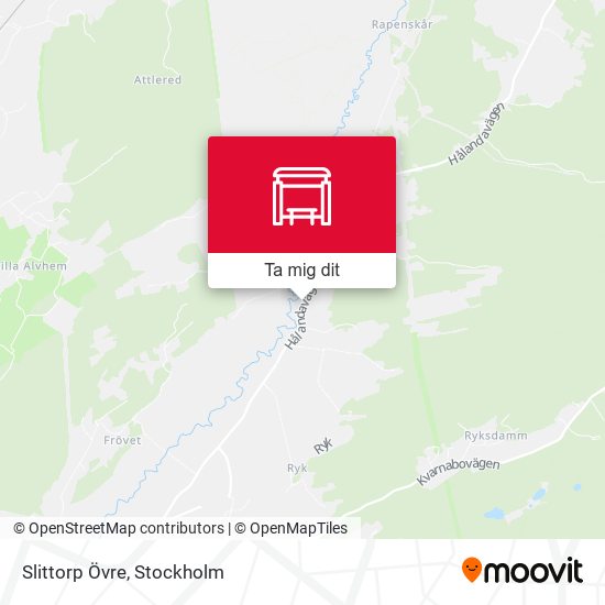 Slittorp Övre karta