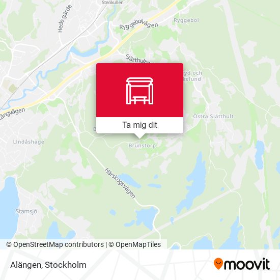 Alängen karta