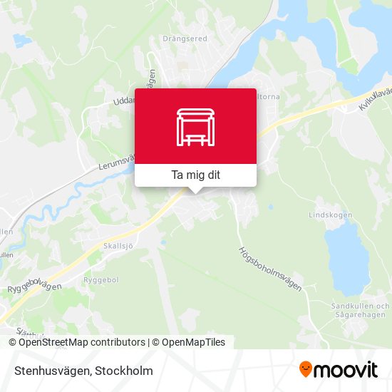 Stenhusvägen karta
