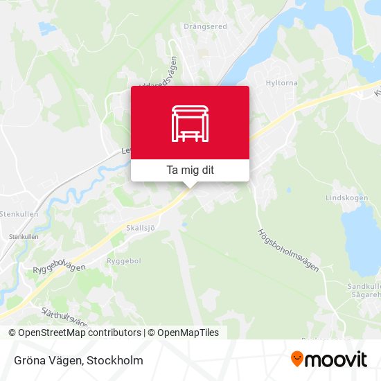 Gröna Vägen karta