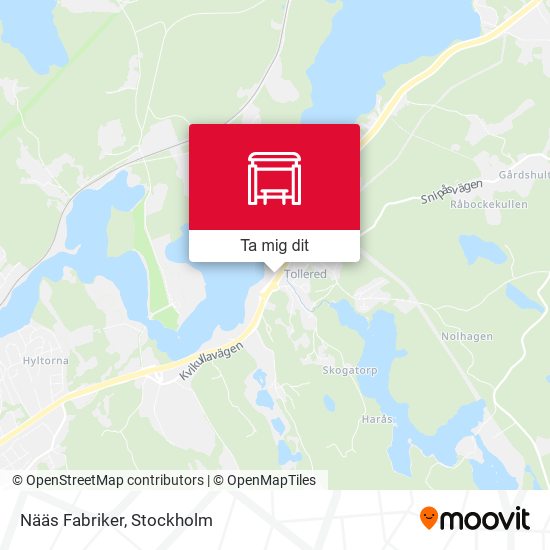 Nääs Fabriker karta